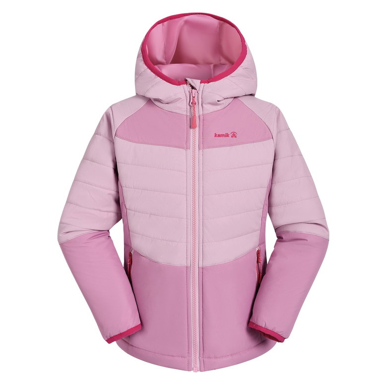 Kamik Steppjacke Celeste (Ganzjahresjacke, winddicht, reflektierend) pink/blossom Mädchen